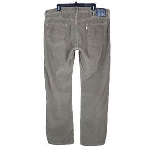 Levi's Pants Men's 40x32 514 Straight Fit Corduroy Olive Green 5-Pocket